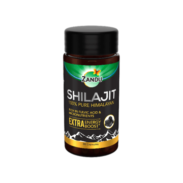Zandu Pure Shilajit Capsules Energy & Stamina Boost