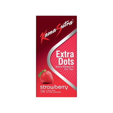 KamaSutra Extra Dots Strawberry Condom