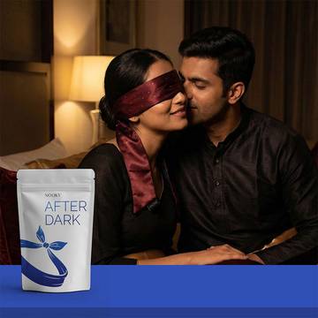 Nooky After Dark Intimacy Satin Blindfold for Couples