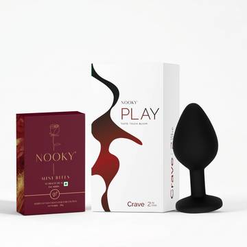 Nooky Crave 2-in-1 Personal Massager & Intimacy Chocolate