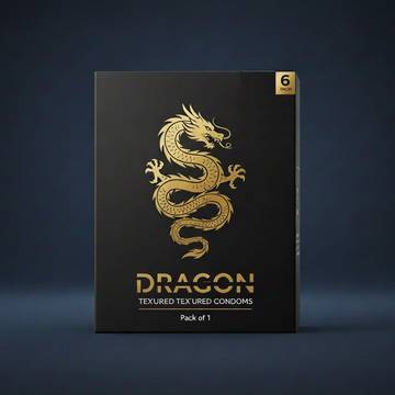 Silicone Cart Dragon Textured Condom