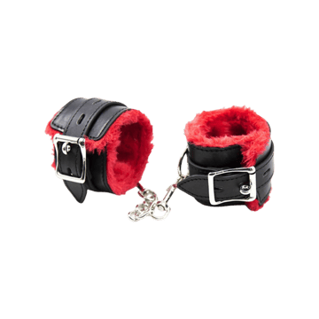 Slainte Handcuff for Couples (Black-Red)