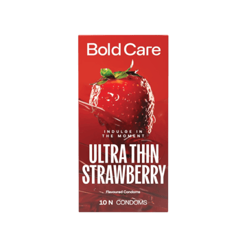 Bold Care Ultra Thin Strawberry Flavoured Condom