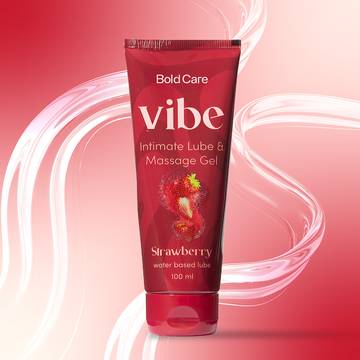 Bold Care Vibe Edible Strawberry Lubricant