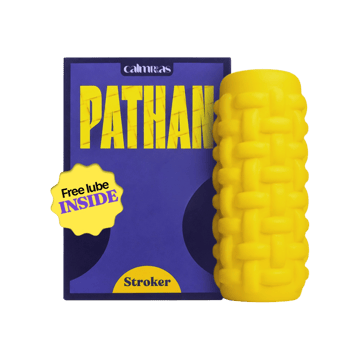 Calmras Pathan Stroker Personal Massager with Lubricant