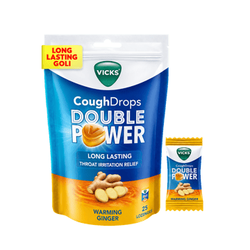 Vicks Cough Drops Double Power - Ginger