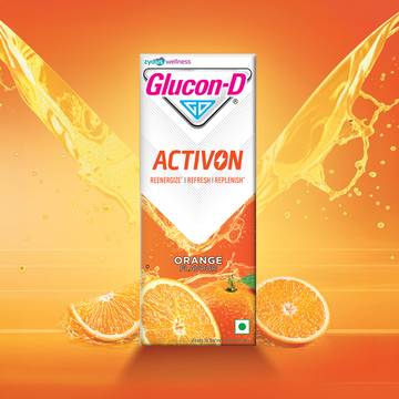 Glucon-D Activon Orange Ready to Drink Electrolyte