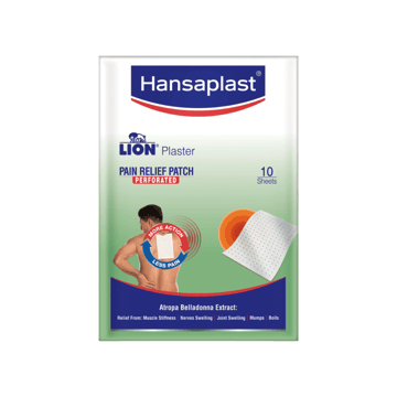 Hansaplast Lion Belladonna Plaster Pain Relief Patch