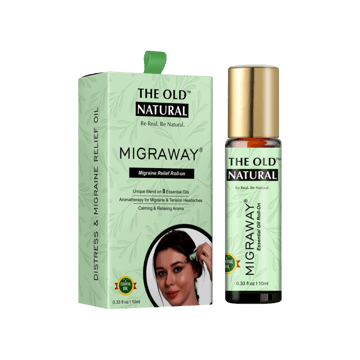 The Old Natural Migraway Essential Oil Migraine and Headache Relief Roll On