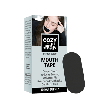 Cozy Nose Better Sleep Mouth Tape (Black)