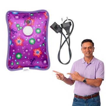 Careforce Electric Hot Water Bag Purple