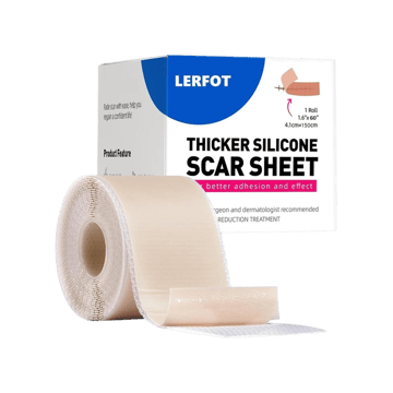 Lerfot Silicone Thick Adhesive Bandage for Scars