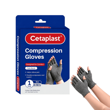 Cetaplast Arthritis Compression Hand Gloves (L)