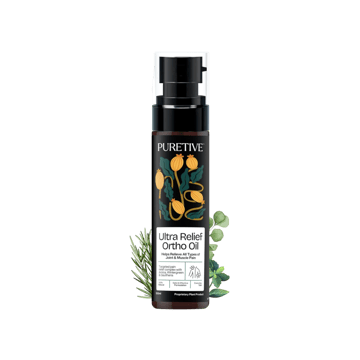 Puretive Ultra Relief Ortho Pain Relieving Oil for Joint and Muscle Pain
