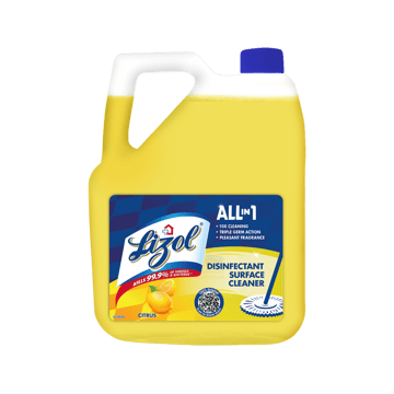 Lizol Disinfectant Surface & Floor Cleaner (Citrus) 5 l