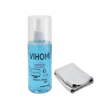 Vihomi Gel Spray Device Cleaners with Microfiber Cloth