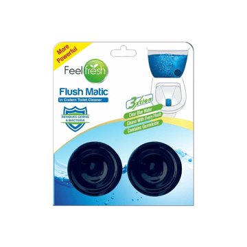 Feel Fresh Flush Matic Toilet Cleaner - Twin Pack