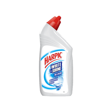 Harpic Disinfectant Toilet Bleach (White and Shine)