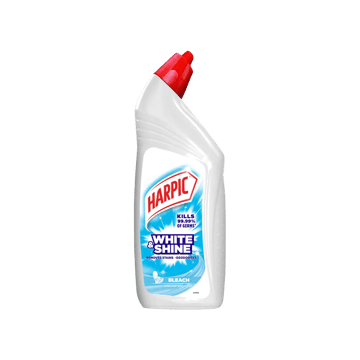 Harpic White and Shine Disinfectant Toilet Bleach Liquid (Bleach)