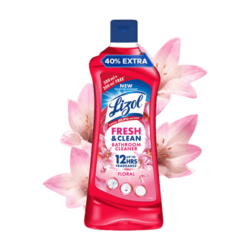 Lizol Fresh & Clean Floral Bathroom Cleaner