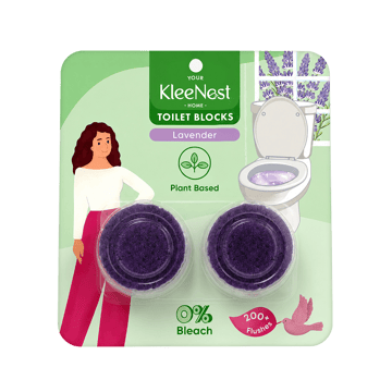Kleenest Plant Based Toilet Cleaner Block (Lavender)