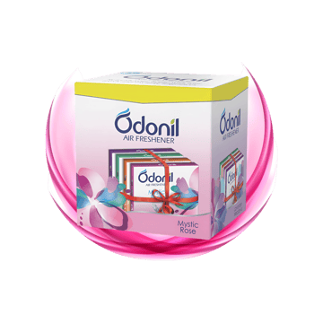 Odonil Bathroom Air Freshener Blocks - (4 x 48 g) (Assorted) - Pack of 4