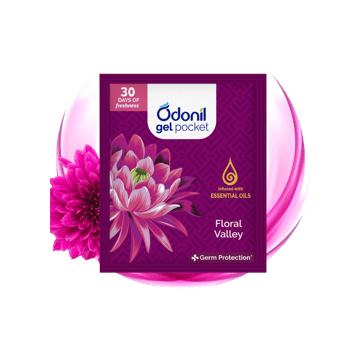 Odonil Gel Pocket Floral Valley Air Freshener (Floral Valley)