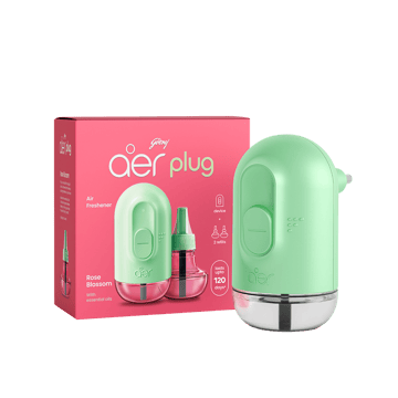 Aer Plug Electric Air Freshener with 2 Refills (Rose)