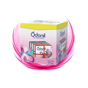 Odonil Bathroom Air Freshener Blocks - (4 x 72 g) (Assorted) - Pack of 4