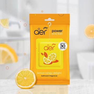 Godrej Aer Power Pocket Air Freshener (Lemon Tangy Delight)
