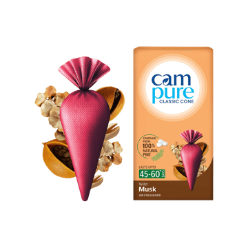 CamPure Car & Air Freshener Cone (Musk)