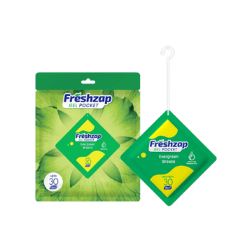 Freshzap Pocket Gel Air Freshener (Evergreen Breeze)
