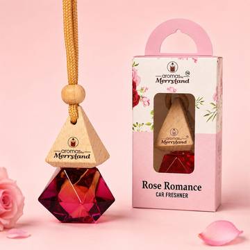 AROMAS by MERRYLAND Hanging Car Freshener (Rose)