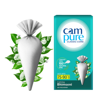 CamPure Car & Air Freshener Cone (Bhimseni)