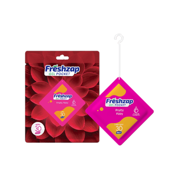 Freshzap Pocket Gel Air Freshener (Fruity Fizz)