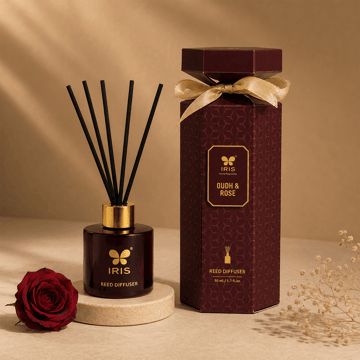 IRIS Reed Oil Diffuser Gift Set (Oudh & Rose)