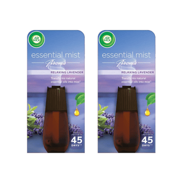 Airwick Essential Automatic Fragrance Mist Diffuser Refill (Lavender) - Pack of 2