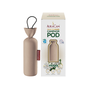 AuraCam Gold Standard Camphor Pod/Cone (Mogra)