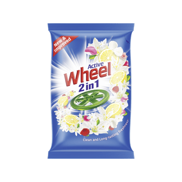 Wheel Active 2 in 1 Detergent Powder