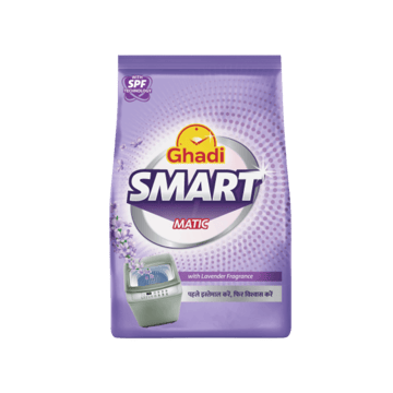 Ghadi Smart Matic Top Load Detergent Powder (Lavender Fragrance)