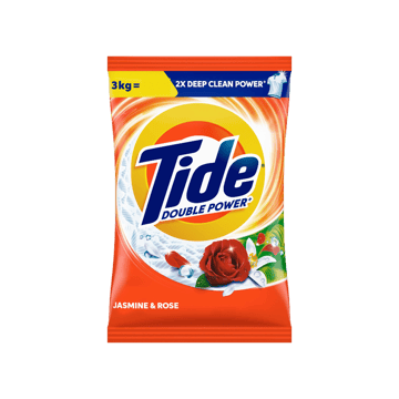 Tide Double Power Jasmine & Rose Detergent Powder