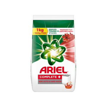 Ariel Complete Detergent Powder - Get 500 g Free