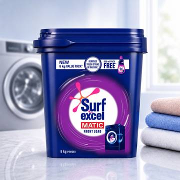 Surf Excel Front Load Detergent Powder - 500 ml Pack Liquid Free Inside