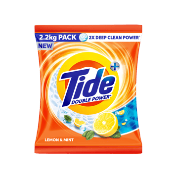 Tide Double Power Detergent Powder - Lemon & Mint