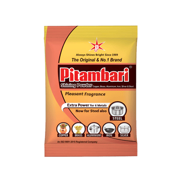 Pitambari Copper & Brass Metal Dishwash Powder (200 g)