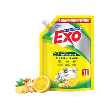 Exo Anti Bacterial Ginger + lemon Dishwash Gel