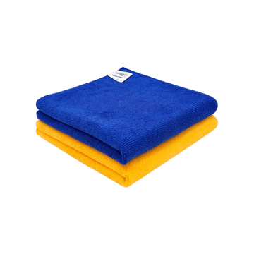 Softspun Microfiber Cloth (Blue & Orange)