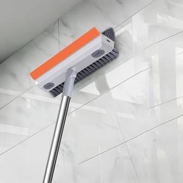 Tekcool Cleaning Brush with Wiper (Plastic, Orange)