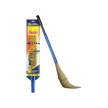 Gala No Dust 2 in 1 Broom with Extendable Long Handle (Plastic)
