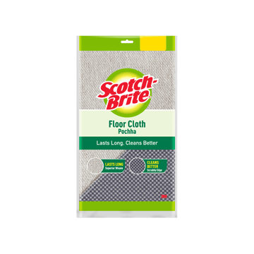Scotch Brite Floor Cloth - Pocha (Cotton, White, Black)